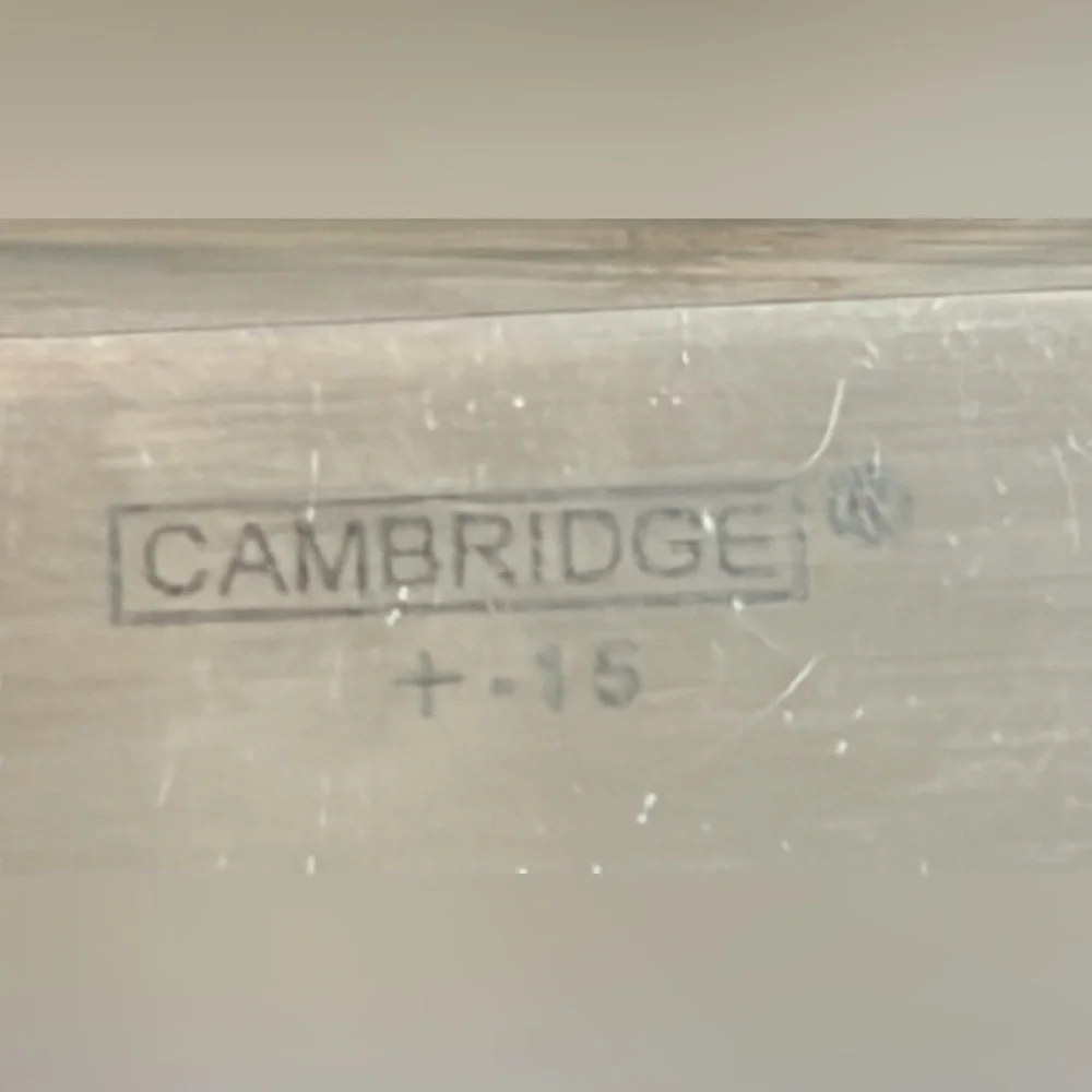 Cambridge Zehira Frost 18/0 Stainless Dinner Knives Set 6 Replacement Flatware